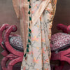Fantabulous Beige Cotton Silk Saree With Profuse Blouse Piece