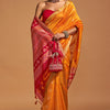 Ravishing Orange Soft Banarasi Silk Saree With Prettiest Blouse Piece