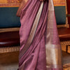 Breathtaking Pink Soft Banarasi Silk Saree With Entrancing Blouse Piece