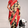 Innovative Yellow Digital Printed Soft Silk Saree With Phenomenal Blouse Piece