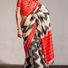 Precious Beige Digital Printed Soft Silk Saree With Opulent Blouse Piece