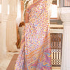 Lagniappe Beige Pashmina saree With Propinquity Blouse Piece