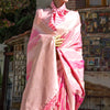 Elegant Baby Pink Soft Banarasi Silk Saree With Jazzy Blouse Piece