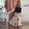 Impressive Beige Pashmina saree With Phenomenal Blouse Piece