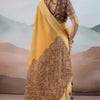 Luxuriant Yellow Cotton Silk Saree With Demesne Blouse Piece