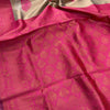 Scintilla Beige and Dark Pink Soft Silk Saree With Improbable Blouse Piece