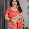 Royal Cream Art Silk Saree with Traditional Madhubani-Inspired Heritage Motifs