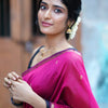 Smashing Dark Pink Cotton Silk Saree With Prodigal Blouse Piece