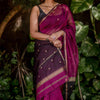 Marvellous Dark Pink Cotton Silk Saree With Gratifying Blouse Piece