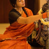 Luxuriant Orange Cotton Silk Saree With Sonorous Blouse Piece