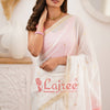 Outstanding White Cotton Silk Saree With Deserving Blouse Piece