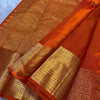 Preferable Orange Soft Silk Saree With Stunner Blouse Piece
