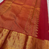 Ideal Red Soft Silk Saree With Comely Blouse Piece