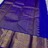 Chatoyant Royal Blue Soft Silk Saree With Embrocation Blouse Piece