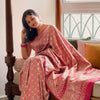 Admirable Dark Pink Soft Silk Saree With Evocative Blouse Piece