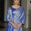 Hypnotic Royal Blue Soft Silk Saree With Exquisite Blouse Piece