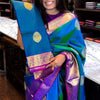 Lovely Blue Soft Silk Saree With Deserving Blouse Piece
