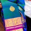Lovely Blue Soft Silk Saree With Deserving Blouse Piece