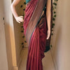 Embellished Maroon Soft Silk Saree With Mellifluous Blouse Piece