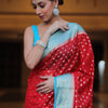 Extraordinary Red Soft Silk Saree With Desiring Blouse Piece