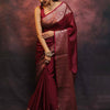 Engrossing Maroon Soft Silk Saree With Inspiring Blouse Piece