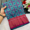 Marvellous Blue Soft Banarasi Silk Saree With Capricious Blouse Piece