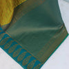 Exceptional Mustard Soft Banarasi Silk Saree With Twirling Blouse Piece