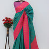 Scintilla Sea Green Soft Banarasi Silk Saree With Confounding Blouse Piece