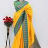 Snappy Yellow Soft Banarasi Silk Saree With Supernal Blouse Piece