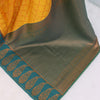 Snappy Yellow Soft Banarasi Silk Saree With Supernal Blouse Piece