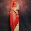 Precious Beige Soft Silk Saree With Charming Blouse Piece