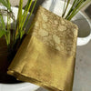 Engaging Golden Soft Tissue Silk Saree With Prodigal Blouse Piece