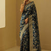 Classic Blue Soft Silk Saree With Aplomb Blouse Piece
