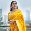 Enchanting Yellow Soft Silk Saree With Flamboyant Blouse Piece