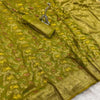 Cynosure Green Soft Banarasi Silk Saree With Precious Blouse Piece