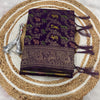 Lustrous Royal Purple Soft Banarasi Silk Saree With Eclat Blouse Piece