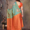 Extraordinary Rama Soft Banarasi Silk Saree With Angelic Blouse Piece