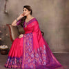 Wonderful Magenta Soft Banarasi Silk Saree With Trendy Blouse Piece