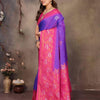 Staring Purple Soft Banarasi Silk Saree With Capricious Blouse Piece
