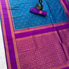 Sophisticated Teal Blue Soft Banarasi Silk Saree With Rhapsodic Blouse Piece