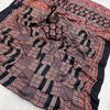 Evocative Black Ajrakh Printed Gajji Soft Silk Saree With Posh Blouse Piece