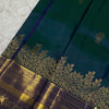Quixotic Rama Soft Banarasi Silk Saree With Jazzy Blouse Piece