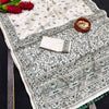 Sizzling Off White Embroidery Work Tussar Silk Saree With Enamoring Blouse Piece