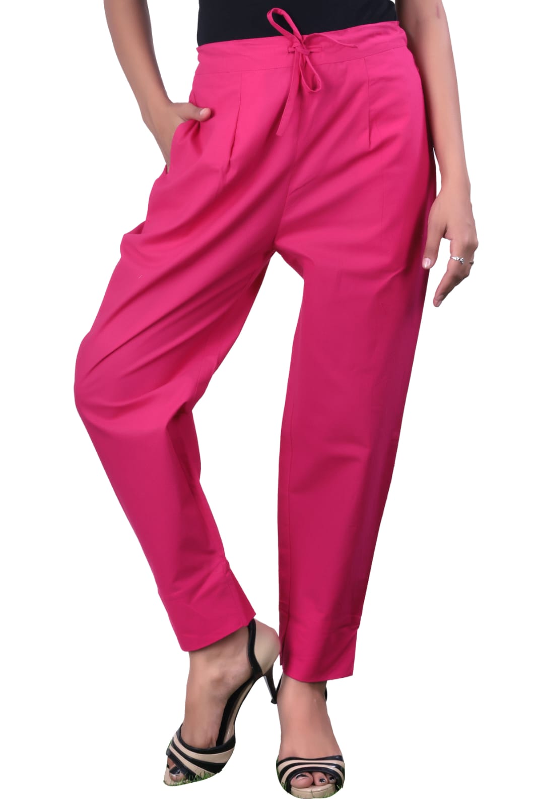 Pink Cotton Pants