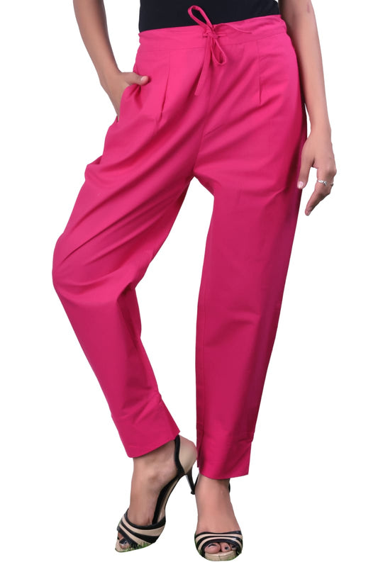 Pink Cotton Pants