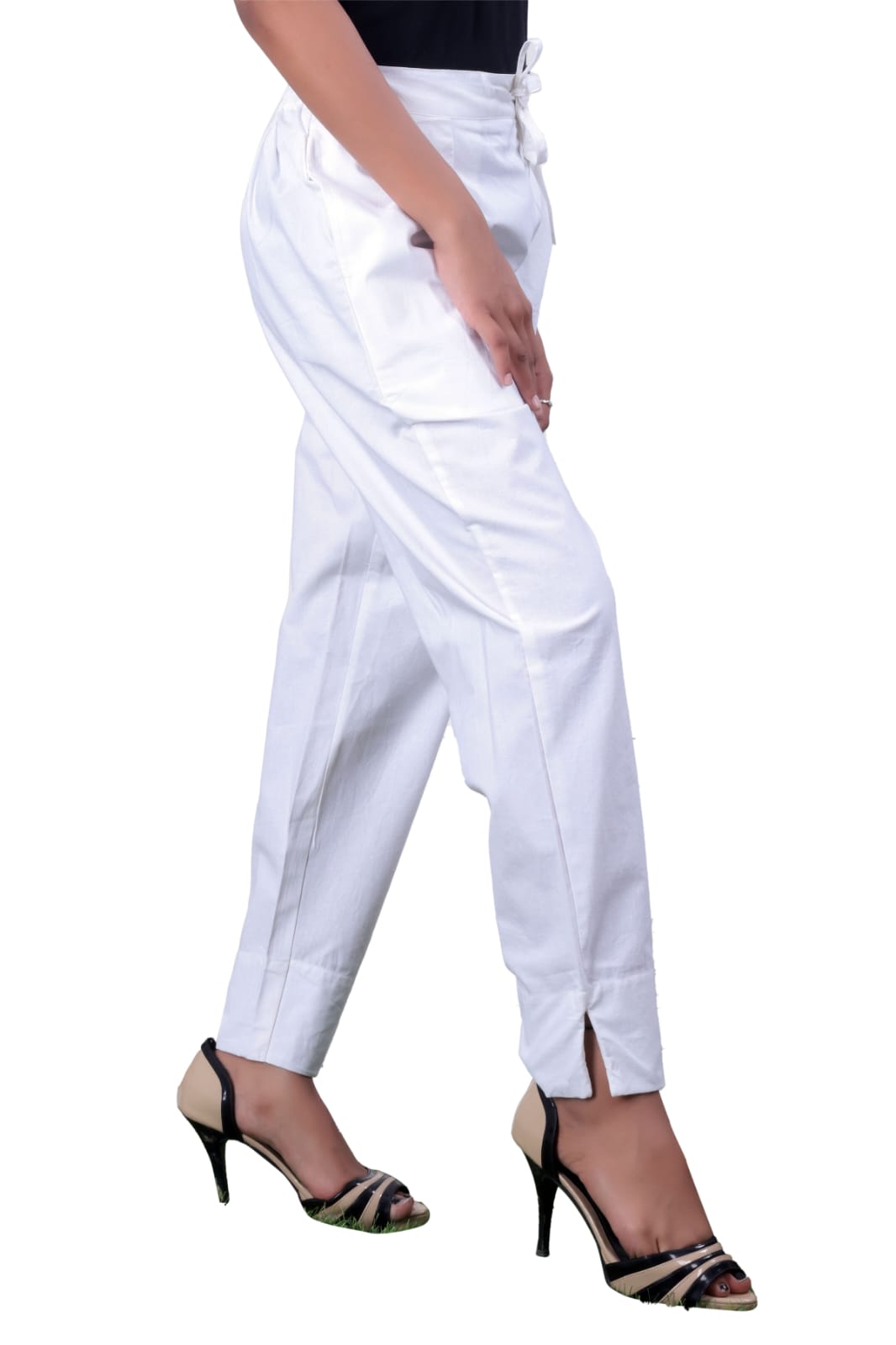 White Cotton Pants