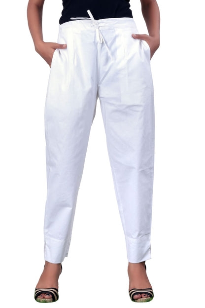 White Cotton Pants