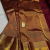 Majestic Maroon Kanjivaram Silk Saree with Full Zari Jaal & Intricate Temple Border