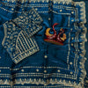 Designer Organza Saree with Heavy Zari Embroidery & Contrast Blouse Options
