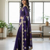 Regal Zari Bloom Saree with Heavy Embroidered Blouse  (4 Royal Color Options Available)
